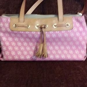 Vintage dusty pink Dooney and Bourke